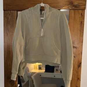 lululemon athletica Green Half-Zip Sweater
